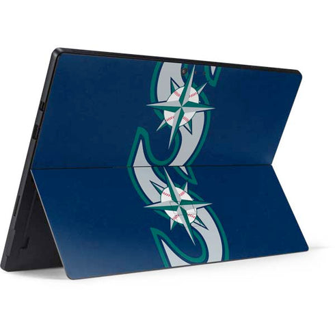 MLB Seattle Mariners - Solid Distressed Surface Pro 6 Skin