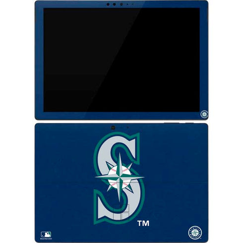 MLB Seattle Mariners - Solid Distressed Surface Pro 7 Skin