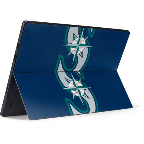 MLB Seattle Mariners - Solid Distressed Surface Pro 7 Skin