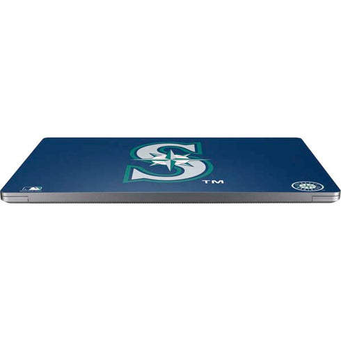 MLB Seattle Mariners - Solid Distressed Universal Laptop 12in (9.8 x 6.8in) Skin