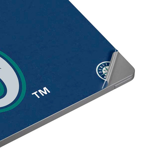 MLB Seattle Mariners - Solid Distressed Universal Laptop 12in (9.8 x 6.8in) Skin
