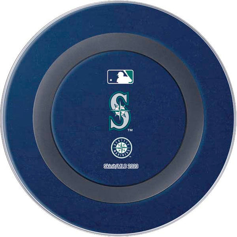 MLB Seattle Mariners - Solid Distressed Wireless Charger Skin