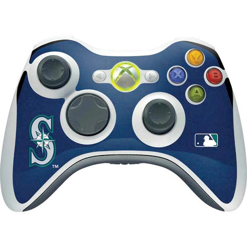MLB Seattle Mariners - Solid Distressed Xbox 360 Wireless Controller Skin