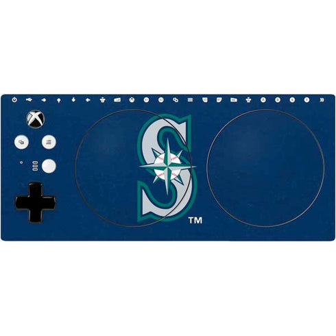 MLB Seattle Mariners - Solid Distressed Xbox Adaptive Controller Skin