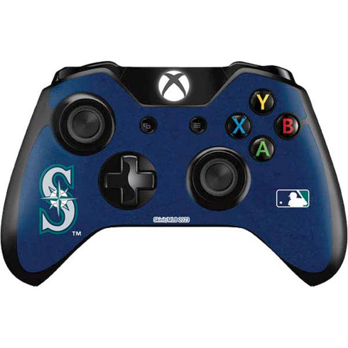 MLB Seattle Mariners - Solid Distressed Xbox One Controller Skin