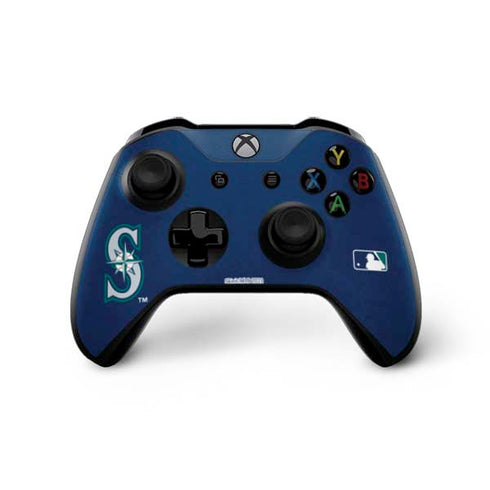 MLB Seattle Mariners - Solid Distressed Xbox One X Controller Skin