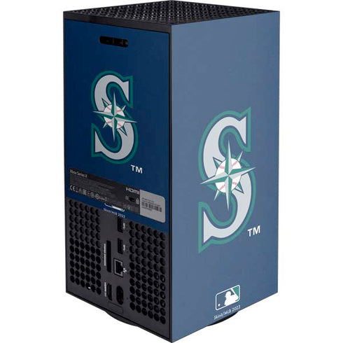 MLB Seattle Mariners - Solid Distressed Xbox Series X Console Skin