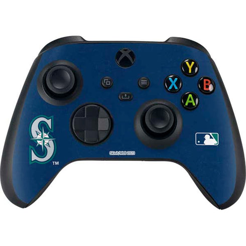 MLB Seattle Mariners - Solid Distressed Xbox Series X Controller Skin