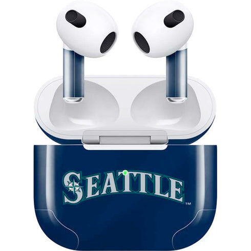 MLB Seattle Mariners Alternate/Away Jersey Apple AirPods (3rd Gen 2021) Skin