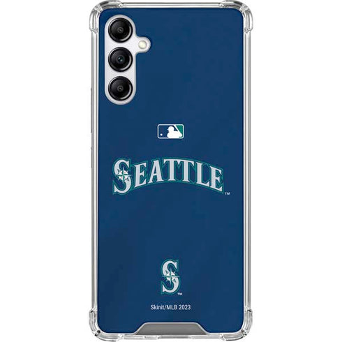 MLB Seattle Mariners Alternate/Away Jersey Galaxy A15 5G Clear Case