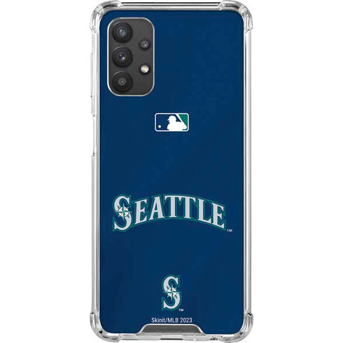 MLB Seattle Mariners Alternate/Away Jersey Galaxy A32 5G Clear Case