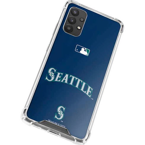 MLB Seattle Mariners Alternate/Away Jersey Galaxy A32 5G Clear Case