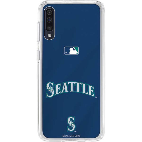 MLB Seattle Mariners Alternate/Away Jersey Galaxy A50 Clear Case