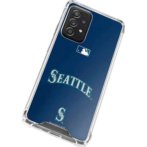 MLB Seattle Mariners Alternate/Away Jersey Galaxy A52 5G Clear Case