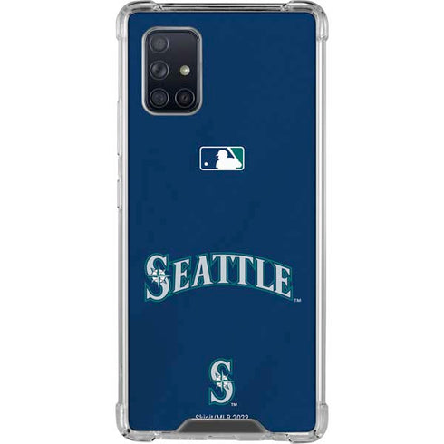 MLB Seattle Mariners Alternate/Away Jersey Galaxy A71 5G Clear Case
