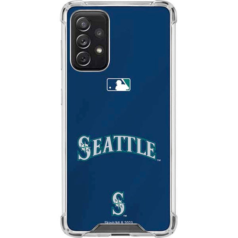 MLB Seattle Mariners Alternate/Away Jersey Galaxy A72 5G Clear Case