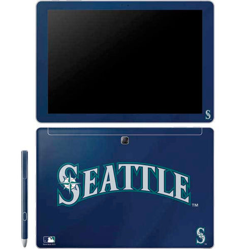 MLB Seattle Mariners Alternate/Away Jersey Galaxy Book 12in Skin