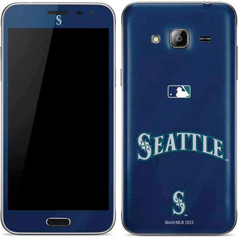 MLB Seattle Mariners Alternate/Away Jersey Galaxy J3 Skin