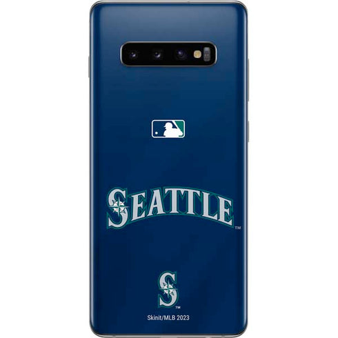 MLB Seattle Mariners Alternate/Away Jersey Galaxy S10 Plus Skin