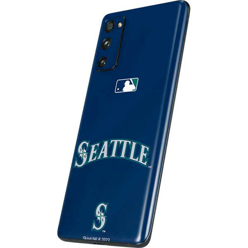 MLB Seattle Mariners Alternate/Away Jersey Galaxy S20 Fan Edition Skin