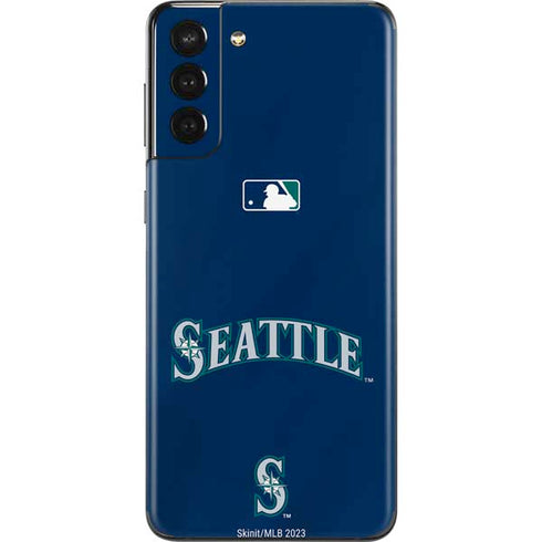 MLB Seattle Mariners Alternate/Away Jersey Galaxy S21 Plus 5G Skin