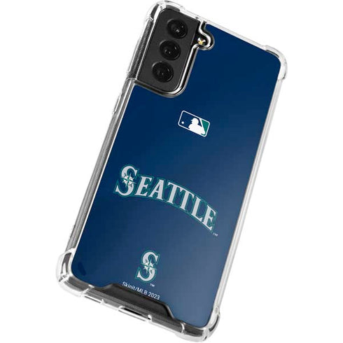 MLB Seattle Mariners Alternate/Away Jersey Galaxy S22 Clear Case