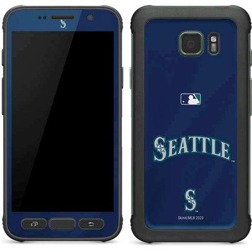 MLB Seattle Mariners Alternate/Away Jersey Galaxy S7 Active Skin