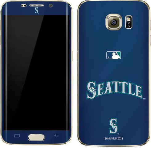 MLB Seattle Mariners Alternate/Away Jersey Galaxy S7 Edge Skin