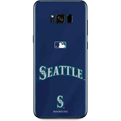 MLB Seattle Mariners Alternate/Away Jersey Galaxy S8 Plus Skin