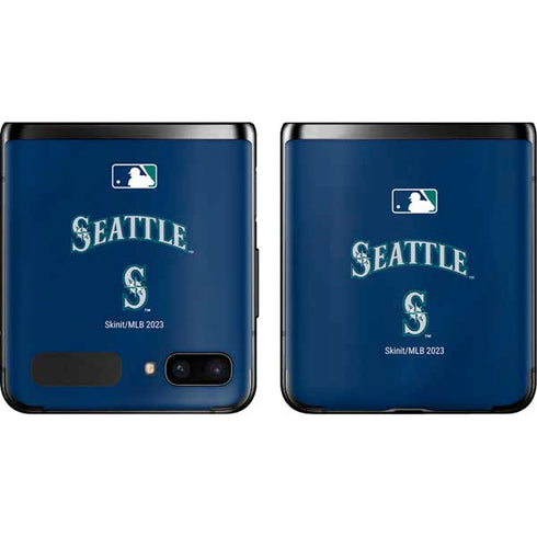 MLB Seattle Mariners Alternate/Away Jersey Galaxy Z Flip Skin