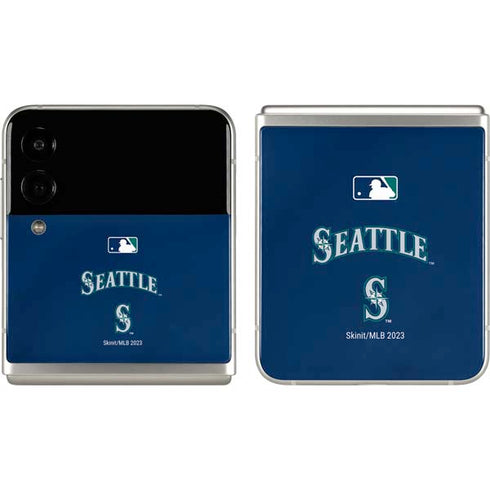 MLB Seattle Mariners Alternate/Away Jersey Galaxy Z Flip3 5G Skin