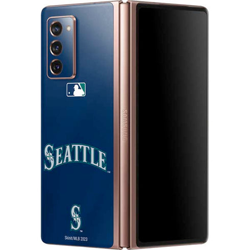 MLB Seattle Mariners Alternate/Away Jersey Galaxy Z Fold2 5G Skin