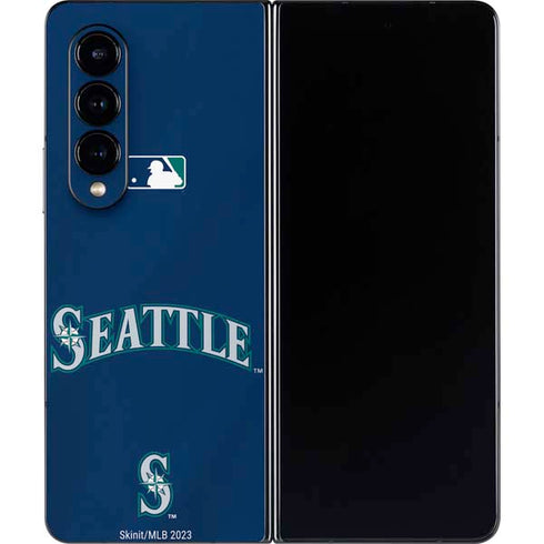 MLB Seattle Mariners Alternate/Away Jersey Galaxy Z Fold4 5G Skin