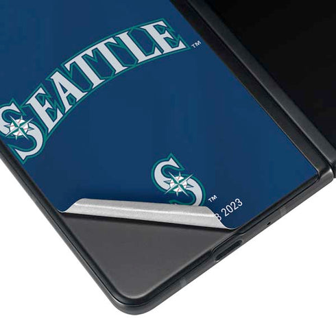 MLB Seattle Mariners Alternate/Away Jersey Galaxy Z Fold4 5G Skin