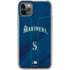 MLB Seattle Mariners Alternate/Away Jersey iPhone 11 Pro Max Clear Case
