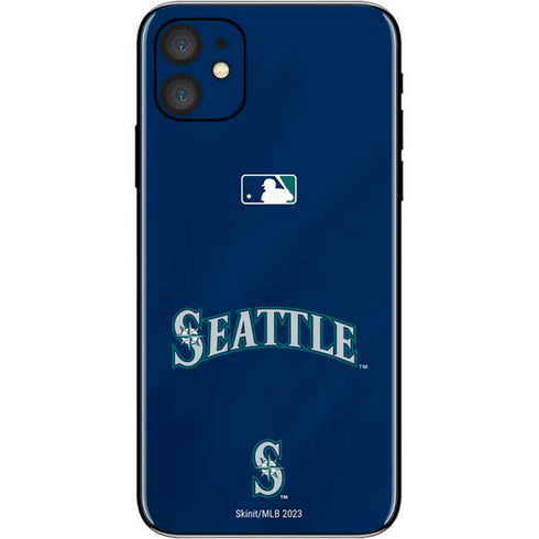 MLB Seattle Mariners Alternate/Away Jersey iPhone 11 Skin