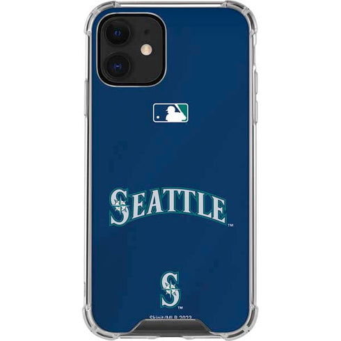 MLB Seattle Mariners Alternate/Away Jersey iPhone 12 Clear Case