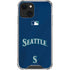 MLB Seattle Mariners Alternate/Away Jersey iPhone 15 Plus Clear Case
