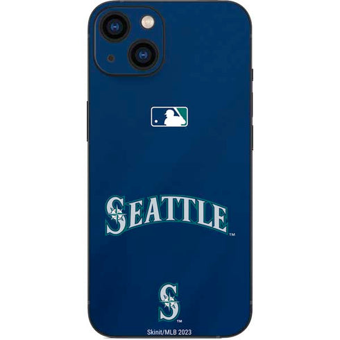 MLB Seattle Mariners Alternate/Away Jersey iPhone 14 Plus Skin