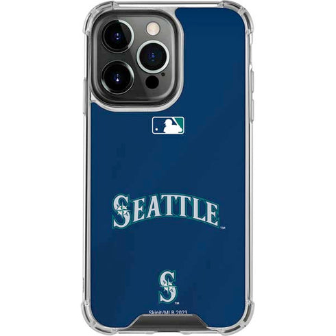 MLB Seattle Mariners Alternate/Away Jersey iPhone 15 Pro Clear Case