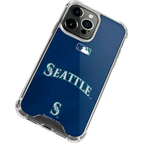 MLB Seattle Mariners Alternate/Away Jersey iPhone 14 Pro Clear Case