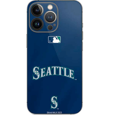 MLB Seattle Mariners Alternate/Away Jersey iPhone 14 Pro Skin