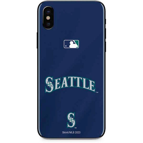 MLB Seattle Mariners Alternate/Away Jersey iPhone X Skin