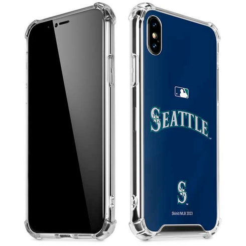 MLB Seattle Mariners Alternate/Away Jersey iPhone XS Max Clear Case