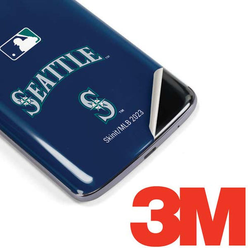 MLB Seattle Mariners Alternate/Away Jersey Moto E5 Plus Skin
