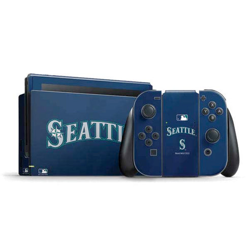 MLB Seattle Mariners Alternate/Away Jersey Nintendo Switch Bundle Skin