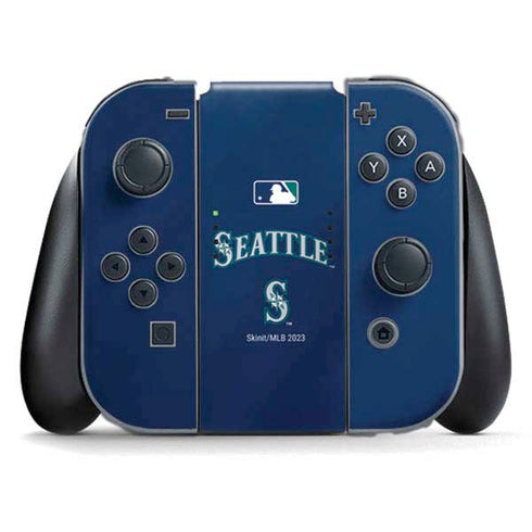 MLB Seattle Mariners Alternate/Away Jersey Nintendo Switch (2017-2021) Joy-Con Controller Skin