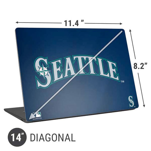 MLB Seattle Mariners Alternate/Away Jersey Universal Laptop 14in (11.4 x 8.2in) Skin
