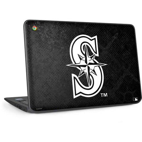MLB Seattle Mariners Dark Wash HP Chromebook Skin