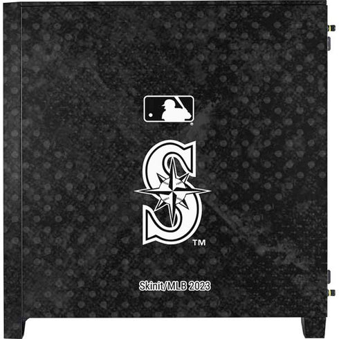 MLB Seattle Mariners Dark Wash Corsair 4000D Tempered Glass Mid-Tower ATX Case Skin
